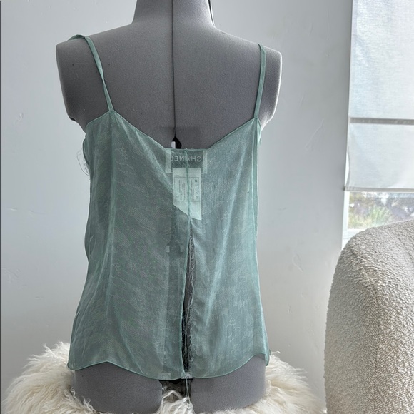 CHANEL 2 Pieces Silk Camisole & Top - Picture 2 of 13